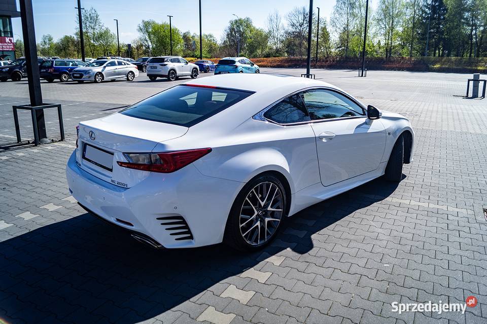 Lexus RC 200t FSport krajowy serwisowany w ASO skórzana tapicerka Katowice