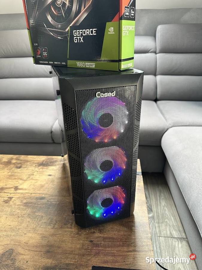 Komputer Gamingowy ARGB i5 9400f gtx 1660 6gb Kraków sprzedam