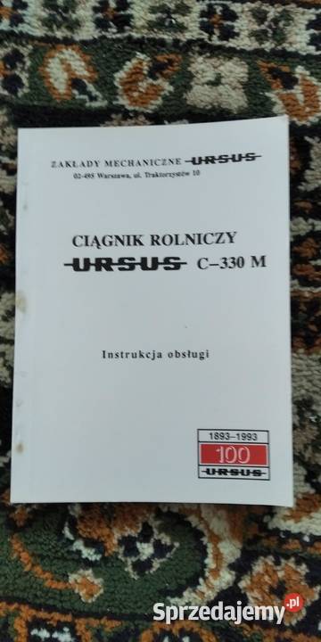 Instrukcja obsługi ciągnik Ursus C330M wydanie z Lublin