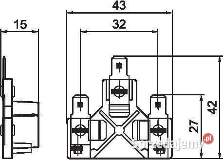Kostka złączeniowa do reflektorów Wesem małopolskie Kamionna