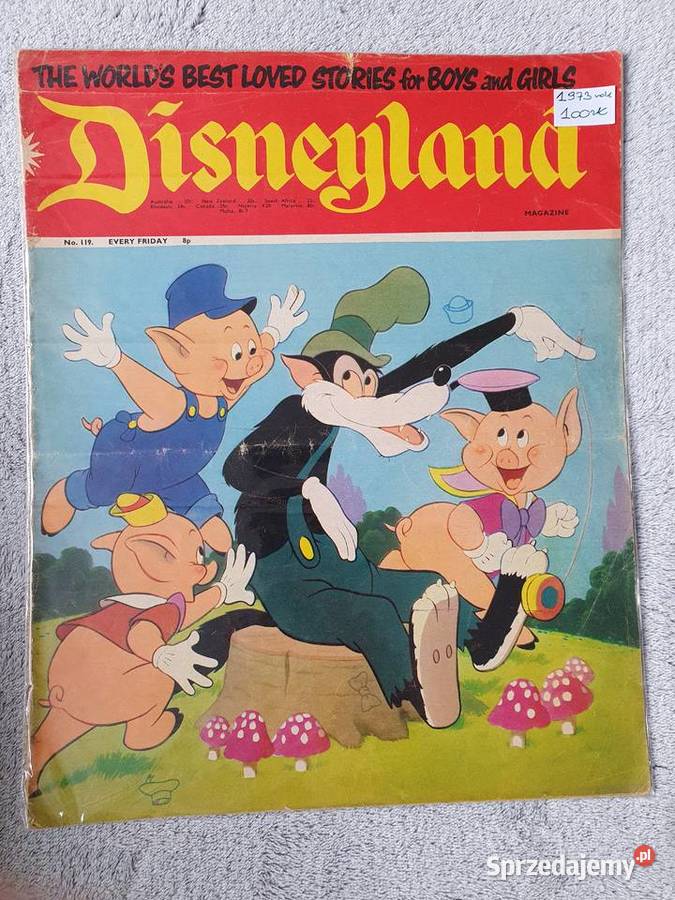 Disneyland 4 komiksy w języku angielskim lata Gdynia