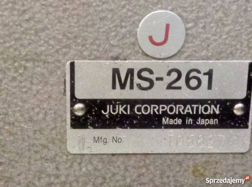 MASZYNA DO SZYCIA RAMIENIÓWKA JUKI MS 261 PULER Wałbrzych