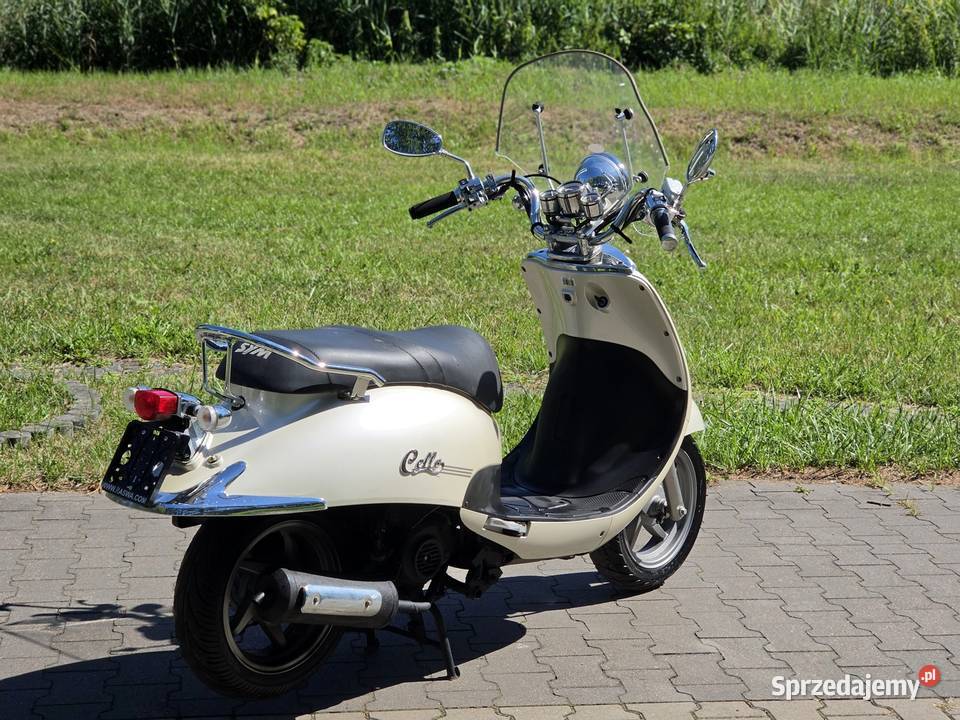SYM Cello 50 ccm 4t skuter retro styl szeroki wielkopolskie sprzedam