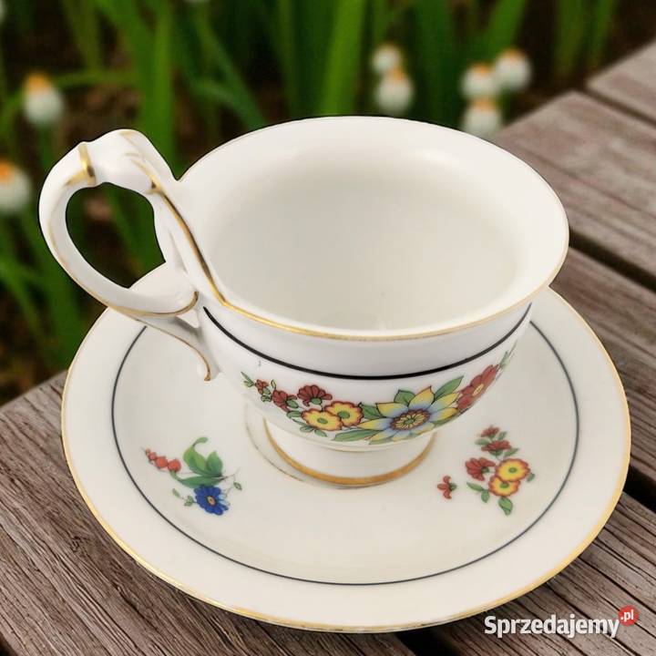 Filiżanka czekolada Weimar Blankenhainer Porcelana i szkło Warszawa sprzedam