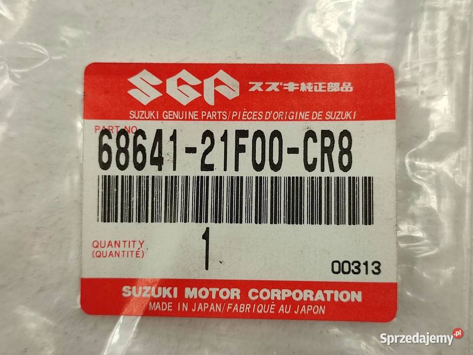 NAKLEJKA S CHROM NA CZACHĘ SUZUKI UE 125 2001 lubelskie