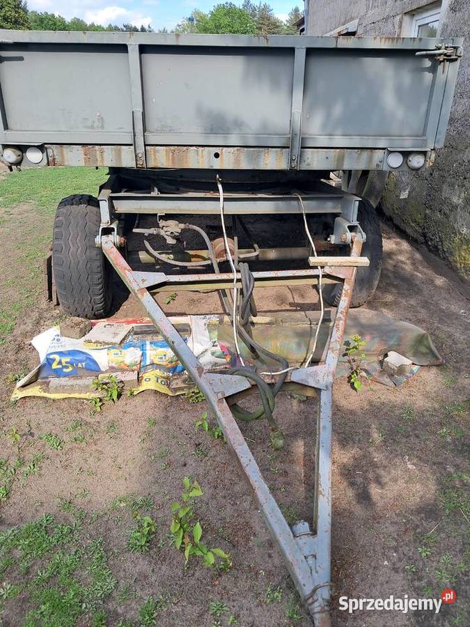 Przyczepa rolnicza D47 z dokumentacją ładowność