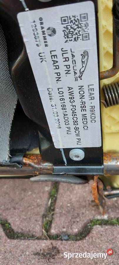 Fotele komplet grzane wentylowane JAGUAR XJ X351 Szczecin sprzedam