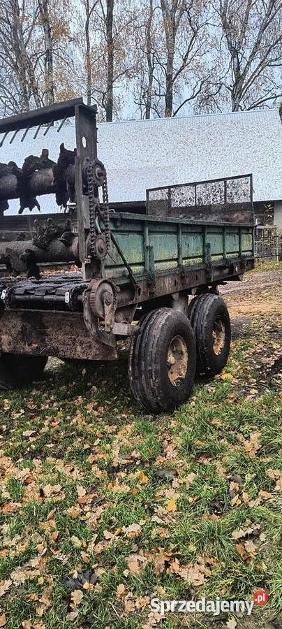 Rozrzutnik obornika 6 ton tandem Rozrzutniki obornika Chodorówka Nowa