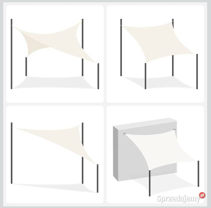 żagiel przeciwsłoneczny 5x5 m HDPE oddychający Gorzów Wielkopolski