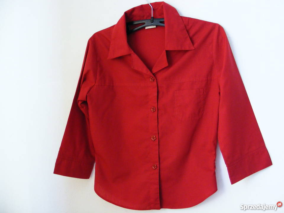 Bluzka bordowa koszulowa Mocnane R 36 Oborniki Śląskie