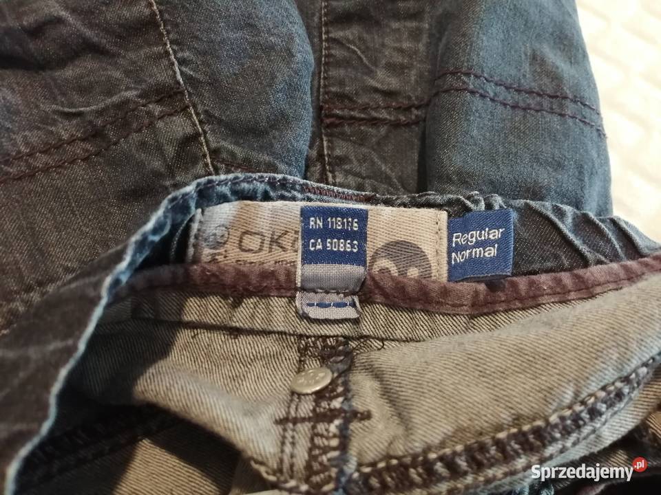 Spodnie dżinsowe chłopięce 104 Okaidi Odzież Rozmiar 104 śląskie Czeladź