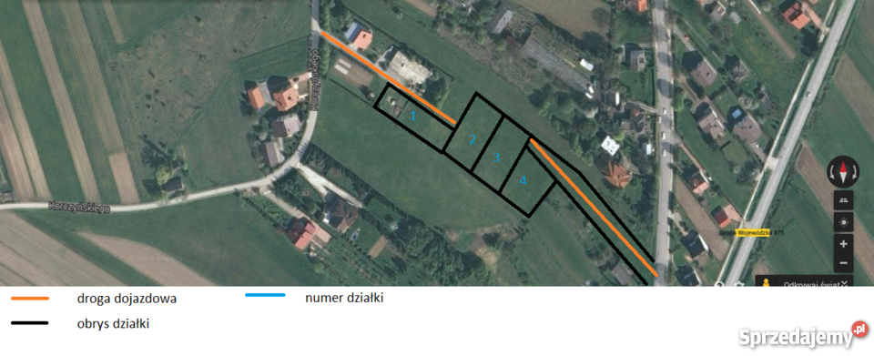 działki budowlane w Zakliczyn Dunajcem Zakliczyn