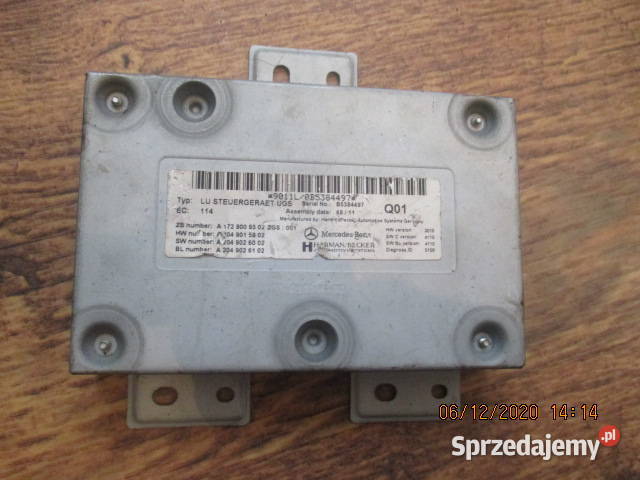 MODUŁ GSM STEROWNIK A1729009302 SLK R172 Głowno