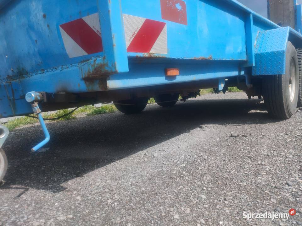 Przyczepa niskopodwoziowa dwuosiowa laweta dmc Krzeszów
