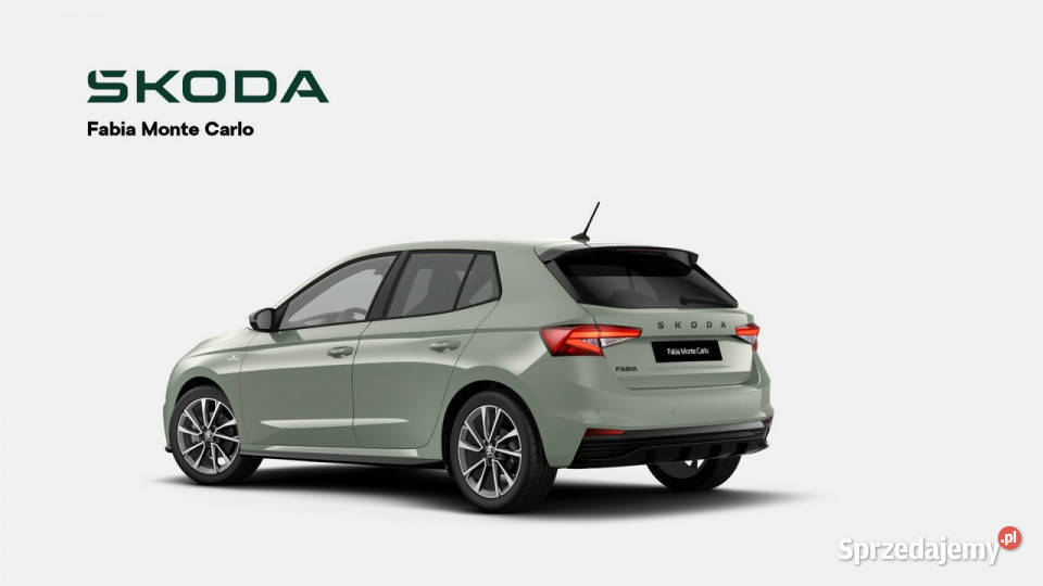 koda Fabia Monte Carlo 15 TSI 150 DSG Dostępny zielony Łódź