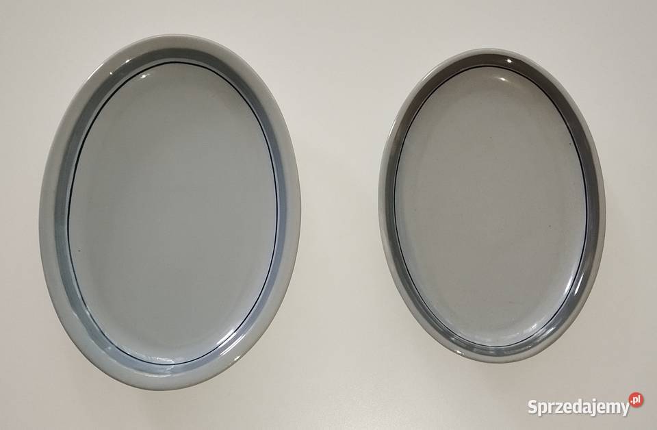 Półmiski porcelit i duże talerze Salaterki i półmiski