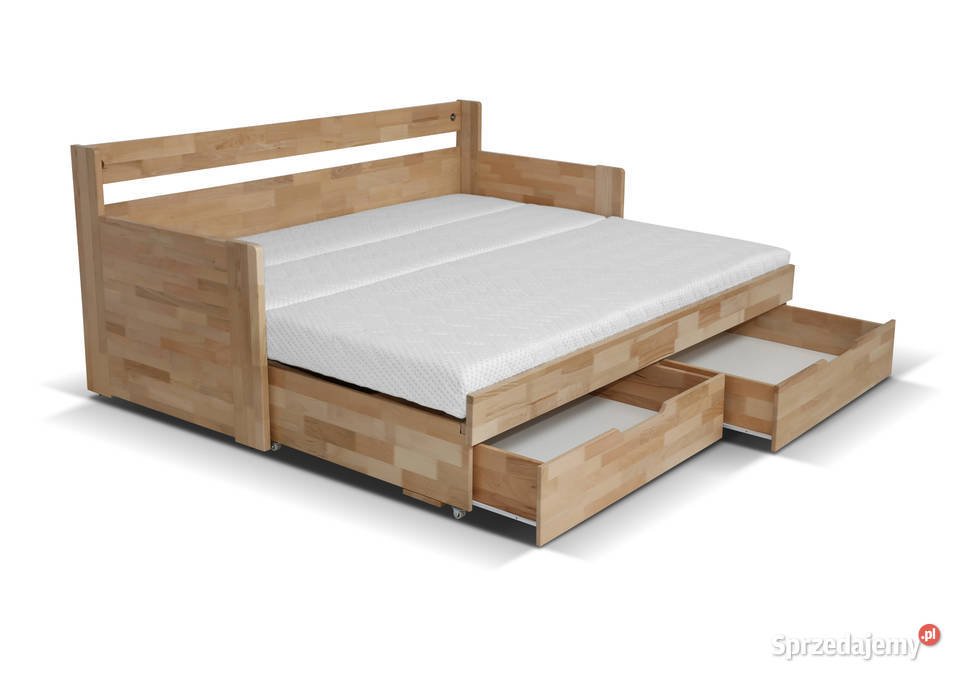 Łóżko drewniane bukowe rozkładane Duo C 180200 Katowice