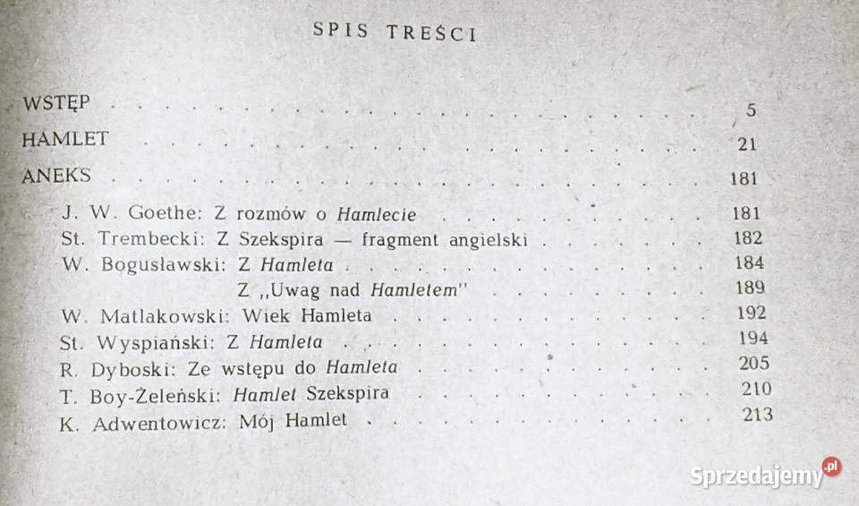 Hamlet William Szekspir miękka Chełm