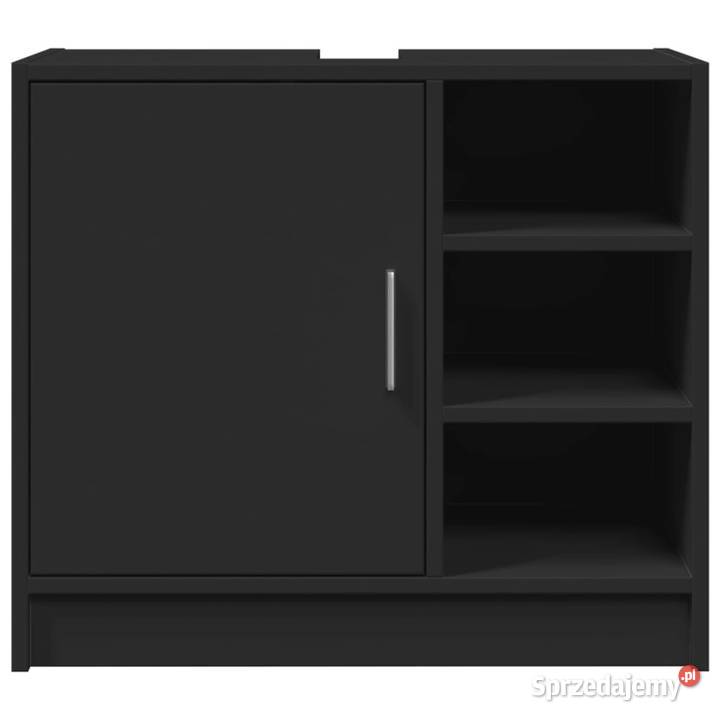 Szafka pod umywalkę czarna 63x29x55 WM848130 Warszawa