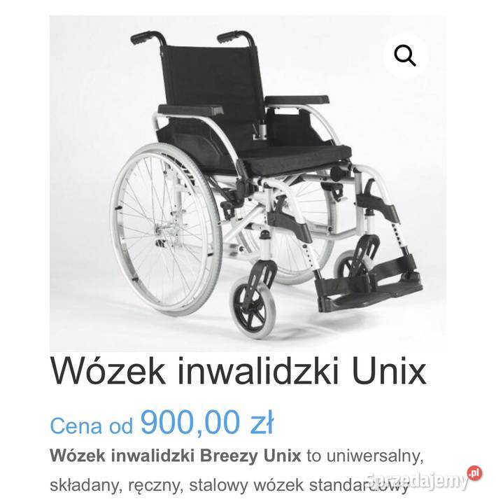 Wózek inwalidzki Breezy mazowieckie Sierpc