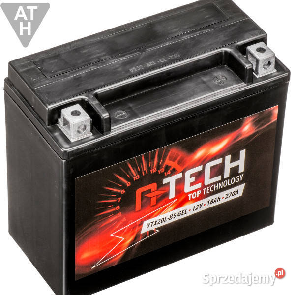 AKUMULATOR ŻEL YTX20LBS 18Ah 270A ATECH Mrągowo