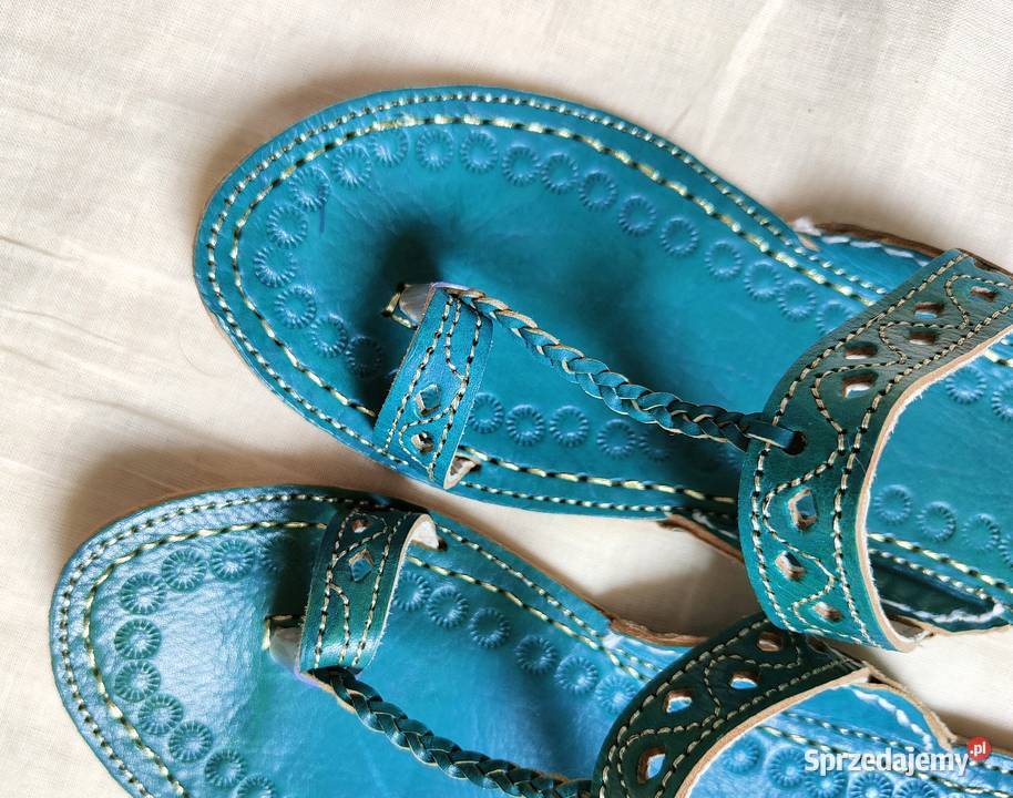 KOHTL Skórzane japonki kohalpuri 38 orientalne Szczecin sprzedam