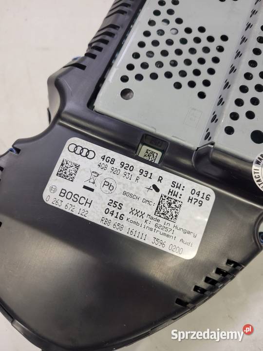 LICZNIK ZEGARY AUDI A6 C7 A7 30 TDI 4G8920931R śląskie