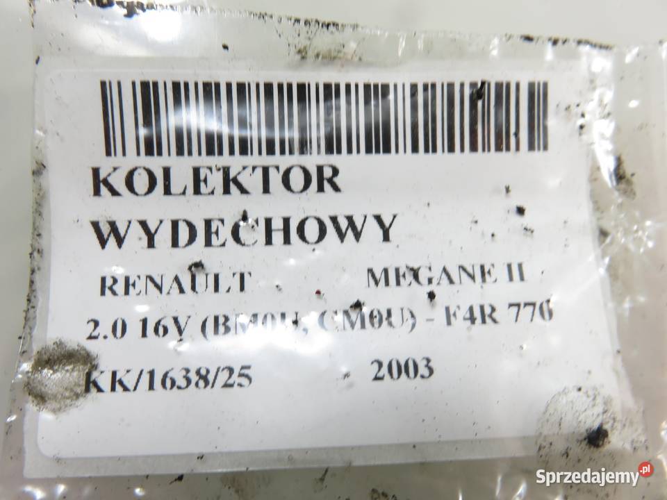KOLEKTOR WYDECHOWY RENAULT MEGANE II 20 16V sprzedam