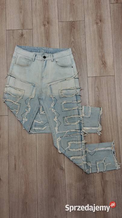 Męskie jeansy denim wykonane na zamówienie