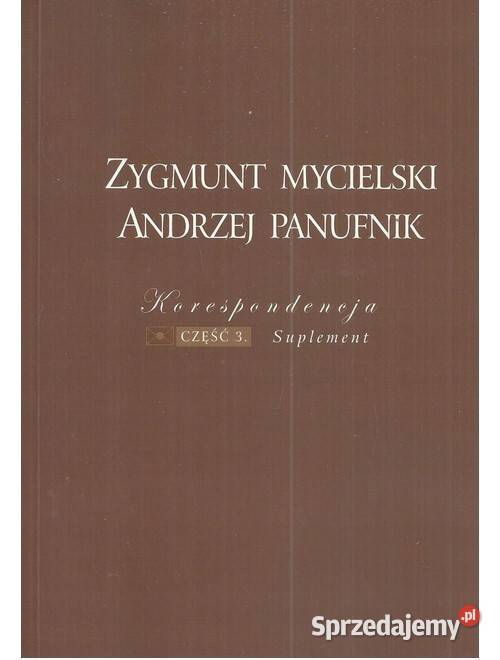 Zygmunt Mycielski Andrzej Panufnik sztuka, kultura i etnologia