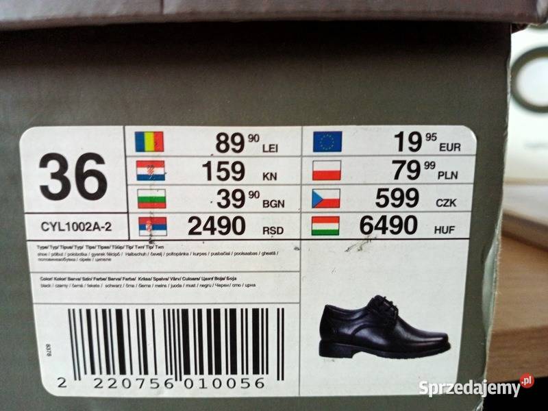 Buty chłopięce VAPIANO BLACK Akademia Komunia Mielec