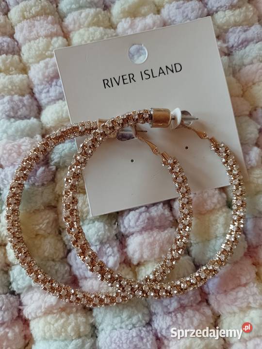 RIVER ISLAND Duże bogato zdobione kolczyki koła Dodatki Kraków