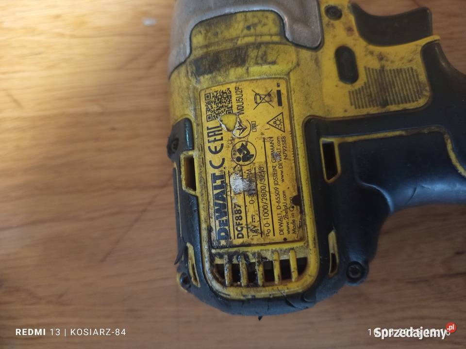 Zakrętarka udarowa DeWalt uszkodzona dcf887 887 Radzyń Podlaski