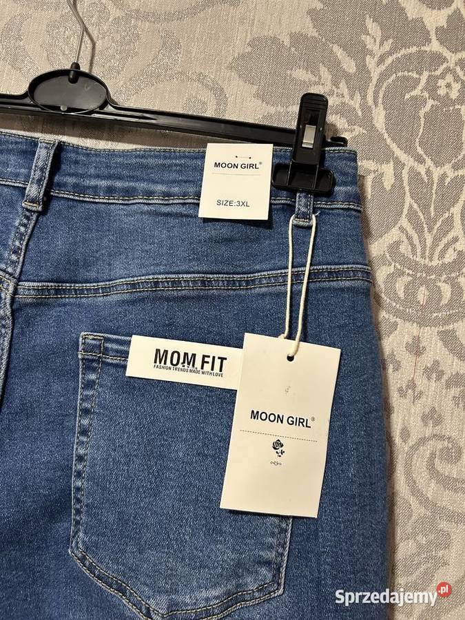 Niebieskie dżinsy Mom Fit 3XL Moon Girl Warszawa