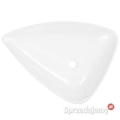 Umywalka ceramiczna trójkątna 645 x 455 x 115 mm Warszawa