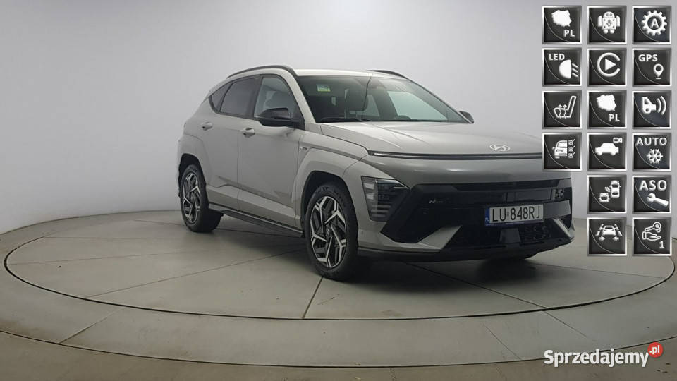 Hyundai Kona 16 TGDI N Line DCT Salon Polska system Start-Stop Kona Warszawa