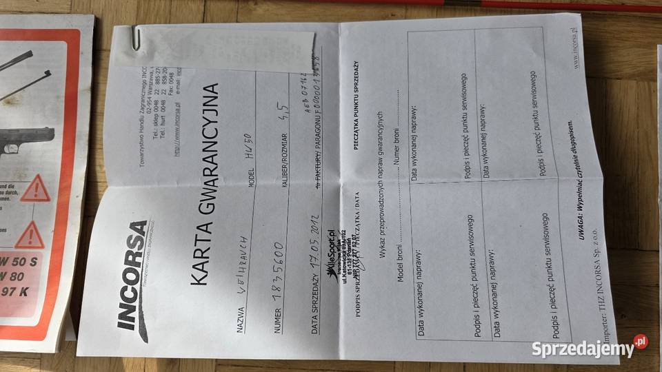 Wiatrówka Weihrauch HW 50 osprzęt Wrocław