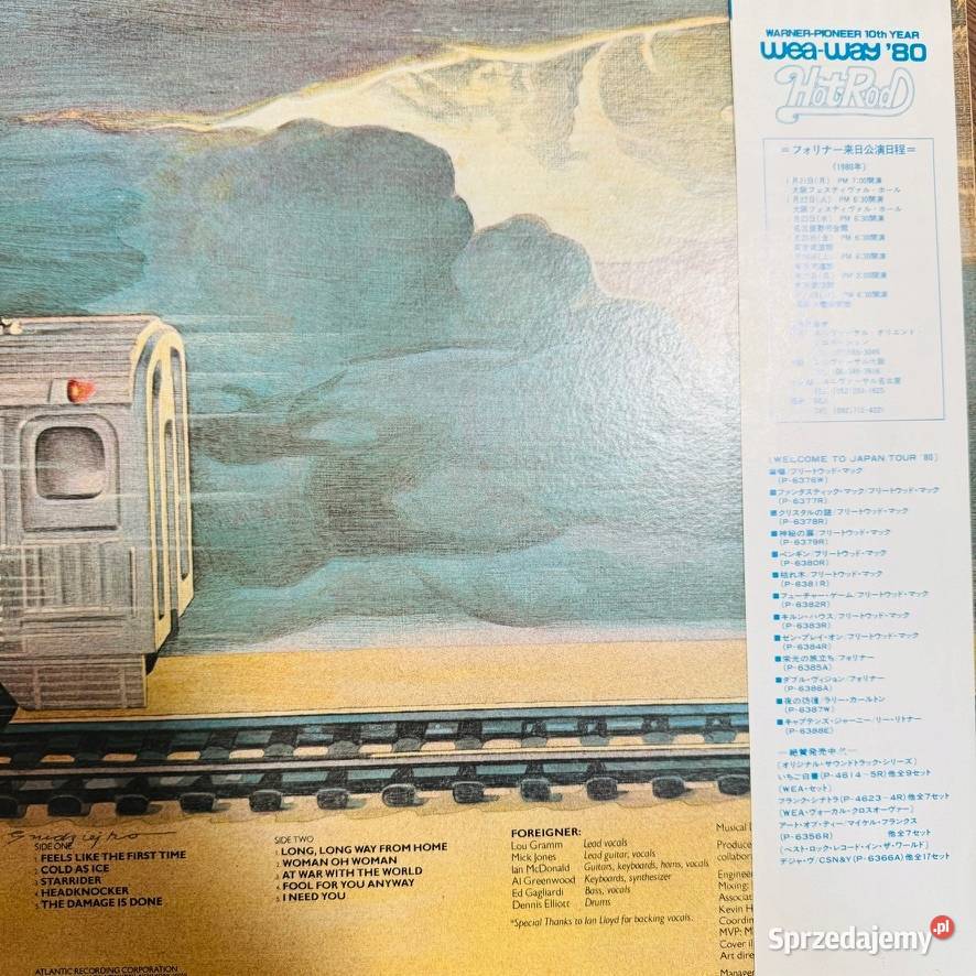 Foreigner Foreigner EXNM Japan Obi LP 1980 zachodniopomorskie Szczecin