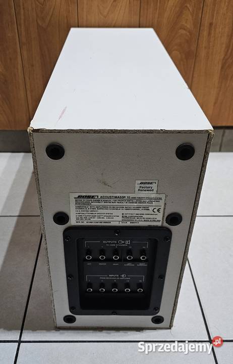 Subwoofer Pasywny BOSE Acoustimass 10 Audio lubuskie Gorzów Wielkopolski