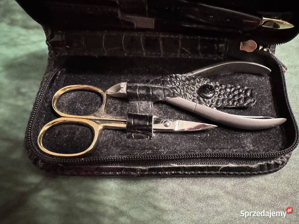 Przybory do paznokci zestaw manicure w etui 5 Zdrowie i Uroda Częstochowa