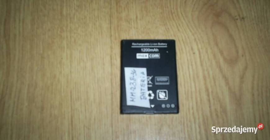 MAXCOM MM238 3g bateria wylany ekran