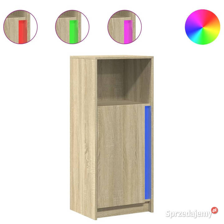 Szafka z LED dąb sonoma 425x34x100 WM852154 Warszawa