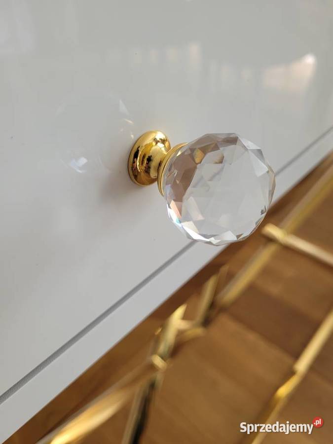 KONSOLA DIAMOND ZŁOTA PODSTAWA GLAMOUR AKANT Gierałtowiczki