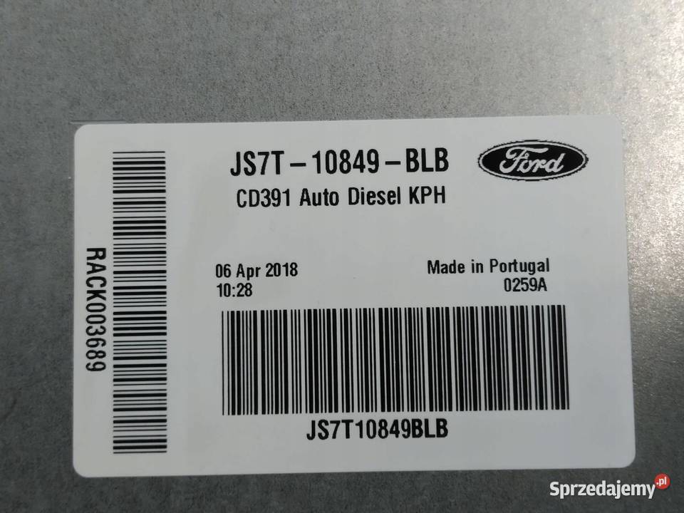 LICZNIK JS7T10849BLB 20 TDCI Ford Mondeo Mk5 osobowe