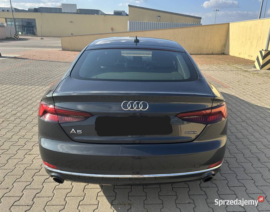 Audi A5 Sportback 20 TFSI quattro S tronic sport asystent pasa ruchu Koszalin