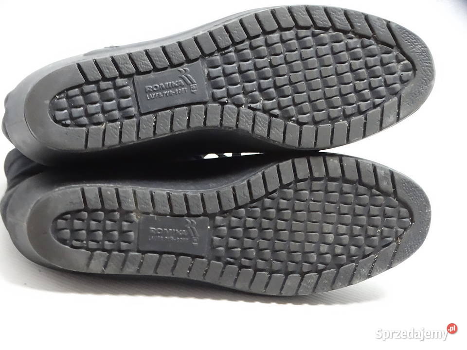 Czarne Śniegowce Botki Romika Romitex Waterproof Biłgoraj