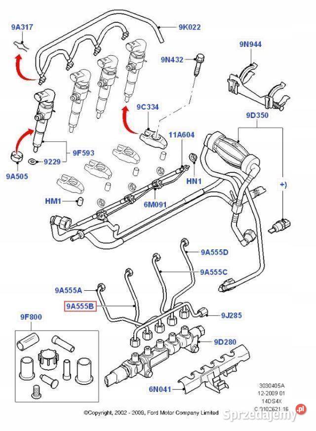 RURKA PALIWA FORD FIGO FIESTA FUSION 14 TDCI