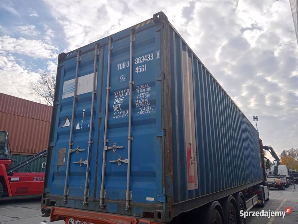 Kontenery morskie transportowe 40 HC i inne pomorskie Gdynia