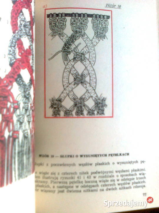 Ściegi makramy Jadwiga Turska Warszawa sprzedam