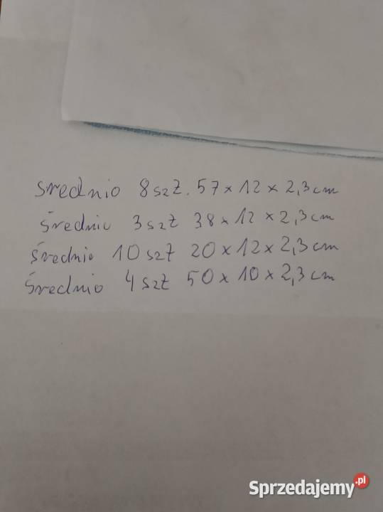 Drewno Mahoń deski ponad 1 m2 Nowy Tomyśl